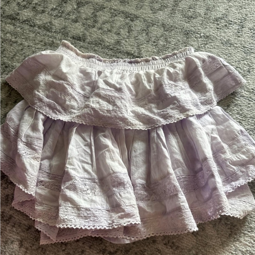 Loveshackfancy Lilac Skirt